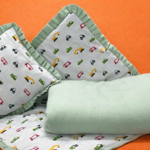 ۳ تیکه مسافرتی چین دار (کتان ترک +اقتصادی)