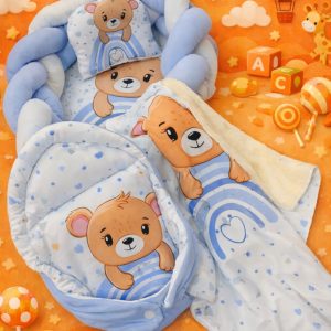 سرویس خواب ۴ تیکه چاپی طرح تدی ماجان